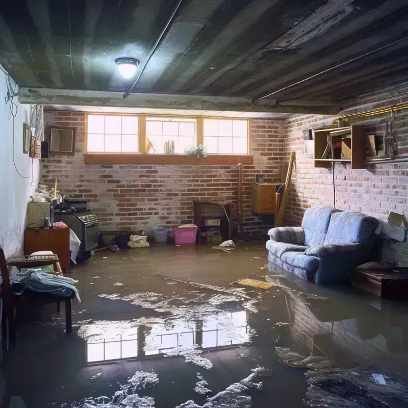 Flooded Basement Cleanup in Key Center, WA